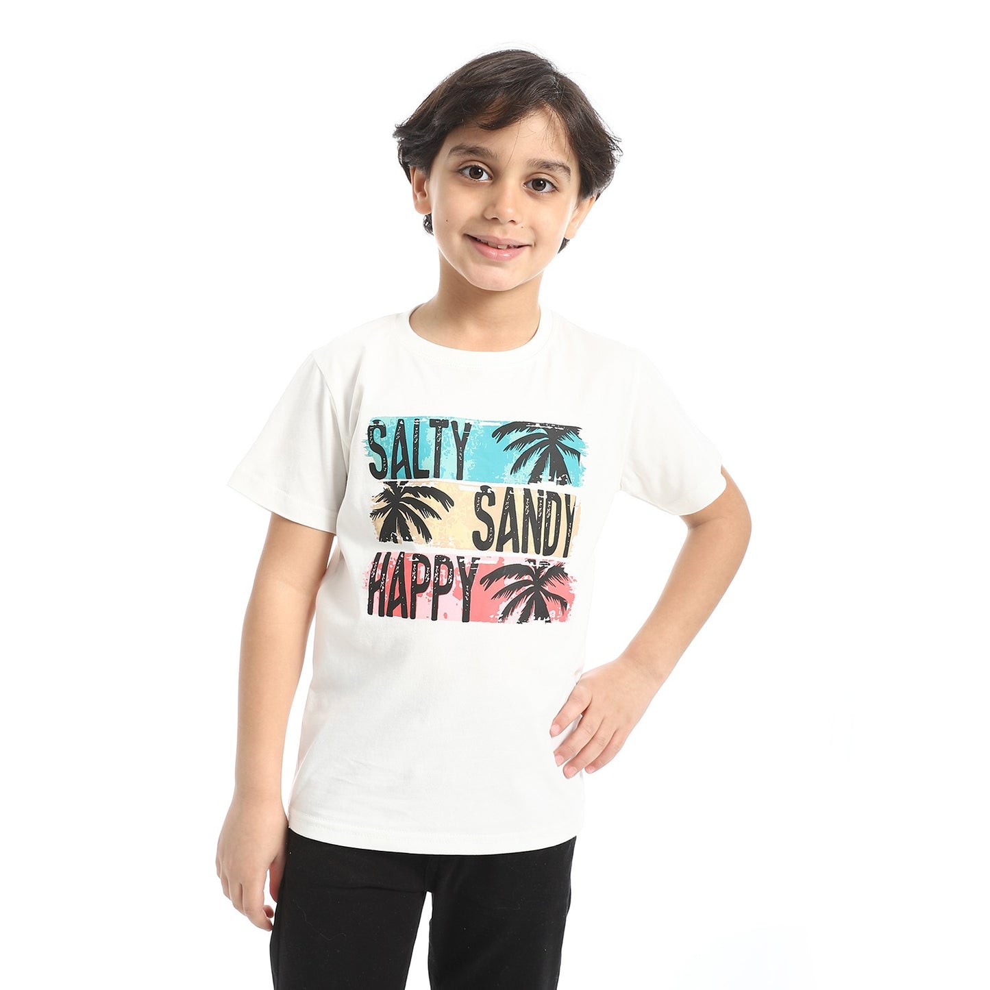 Boys Cotton Printed T-Shirt