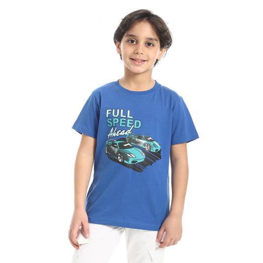 Boys Cotton Printed T-Shirt