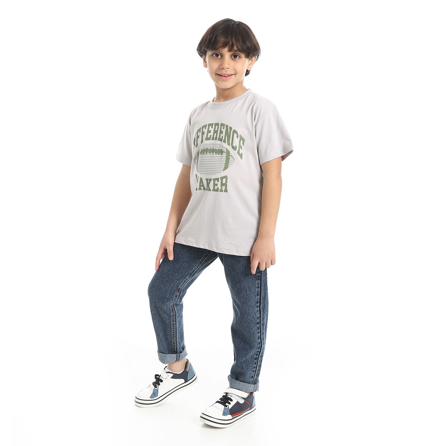 Boys Cotton Printed T-Shirt
