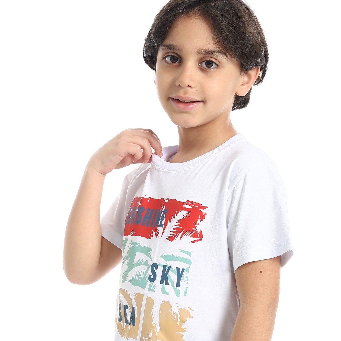 Boys Cotton Printed T-Shirt