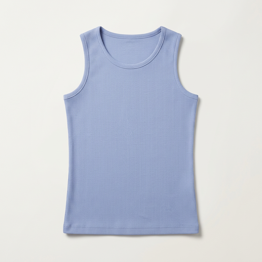boys cotton sleeveless tank top basic kids shirt front view