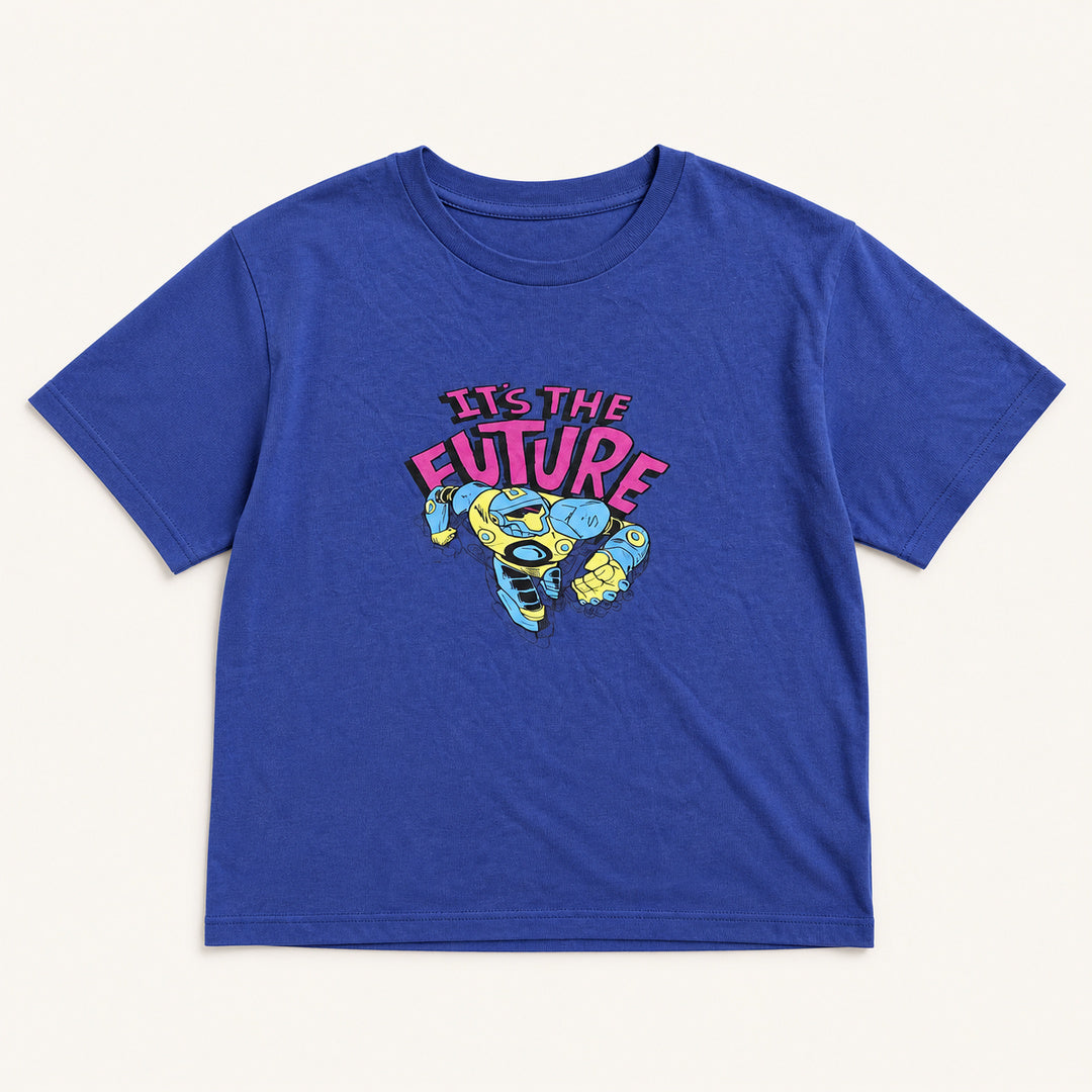 Kids Printed Short Sleeve T-Shirt