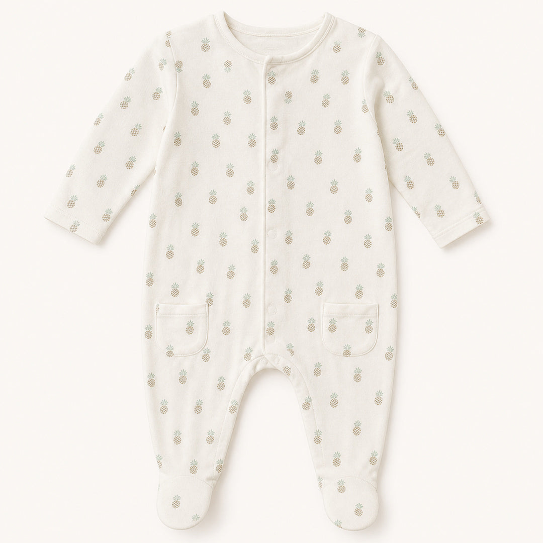 Baby Long Sleeve Printed Babysuit