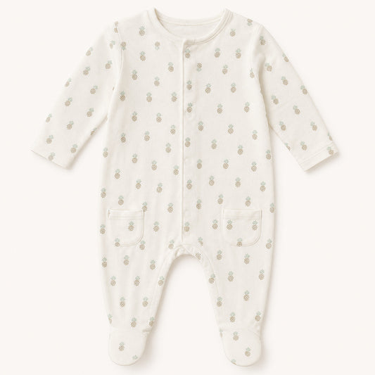 Baby Long Sleeve Printed Babysuit