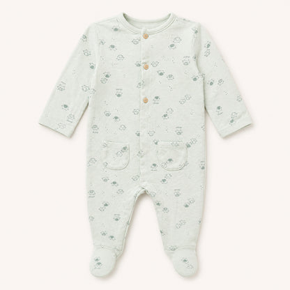 Baby Long Sleeve Printed Babysuit