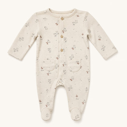 Baby Long Sleeve Printed Babysuit