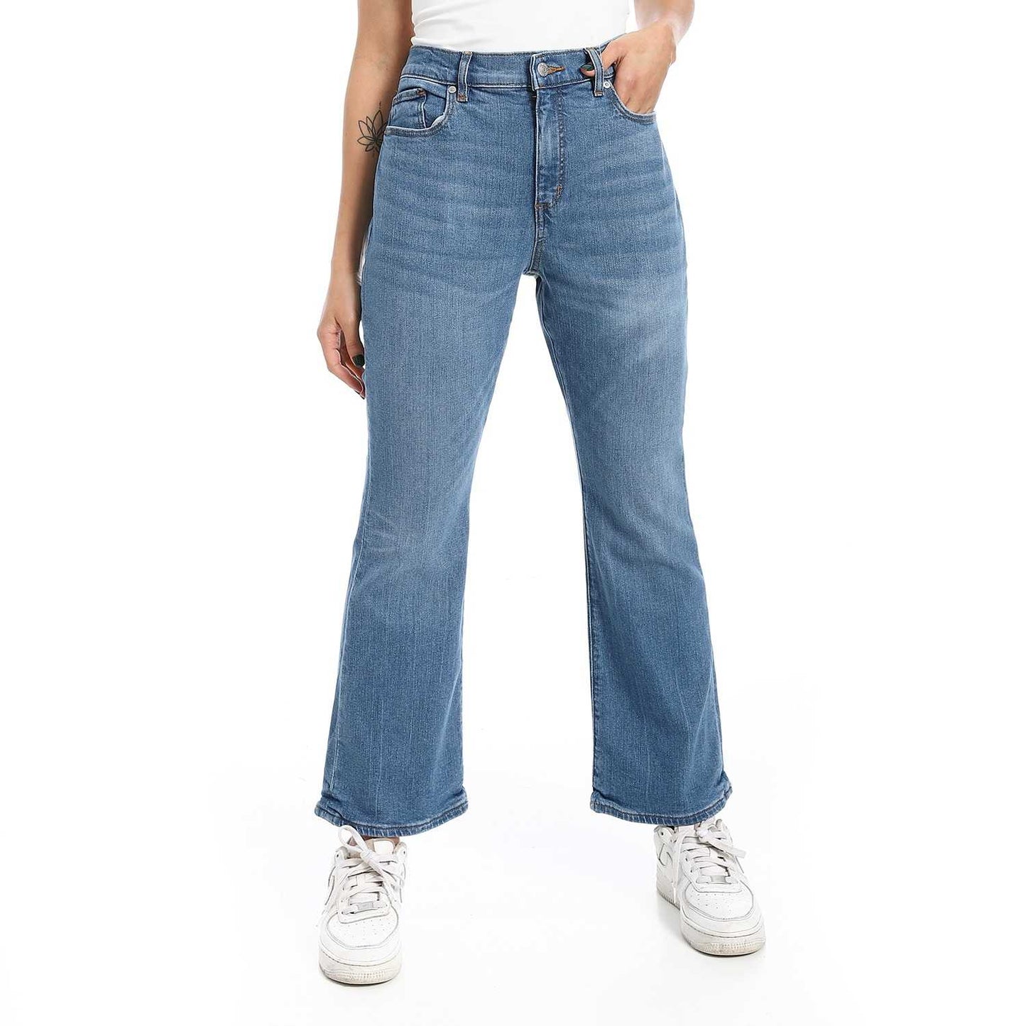Women's Wide Leg Ankle Jeans