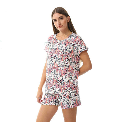 Women's Cotton Printed Pyjama Set