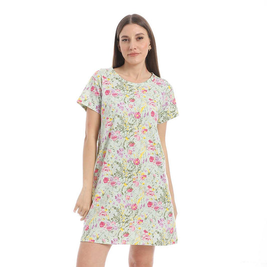 Women's Printed Sleeping Dress