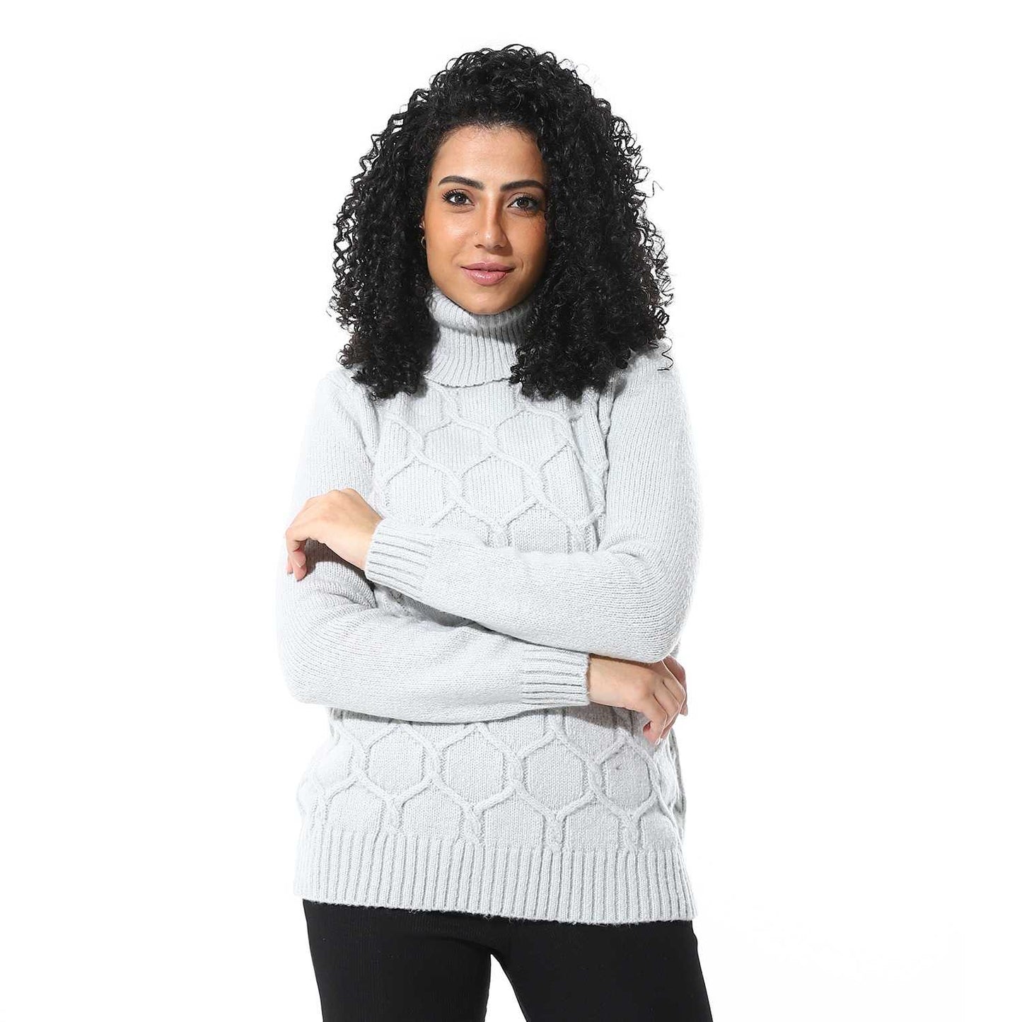 Women's Knited Turtle Neck Pullover