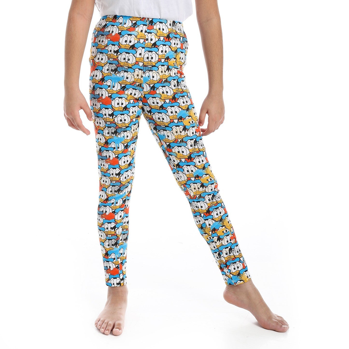 Girls Cotton Printed Leggings