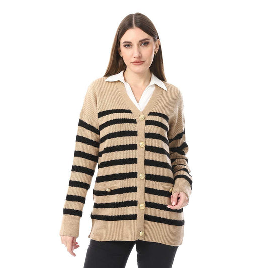 Women Wool Knit Cardigan