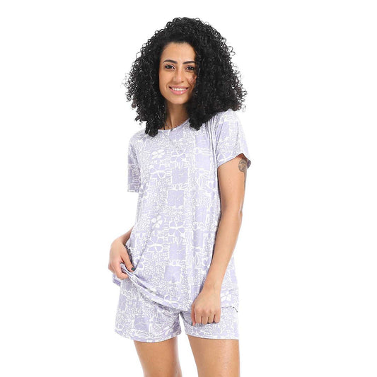 Women's Cotton Printed Pajama