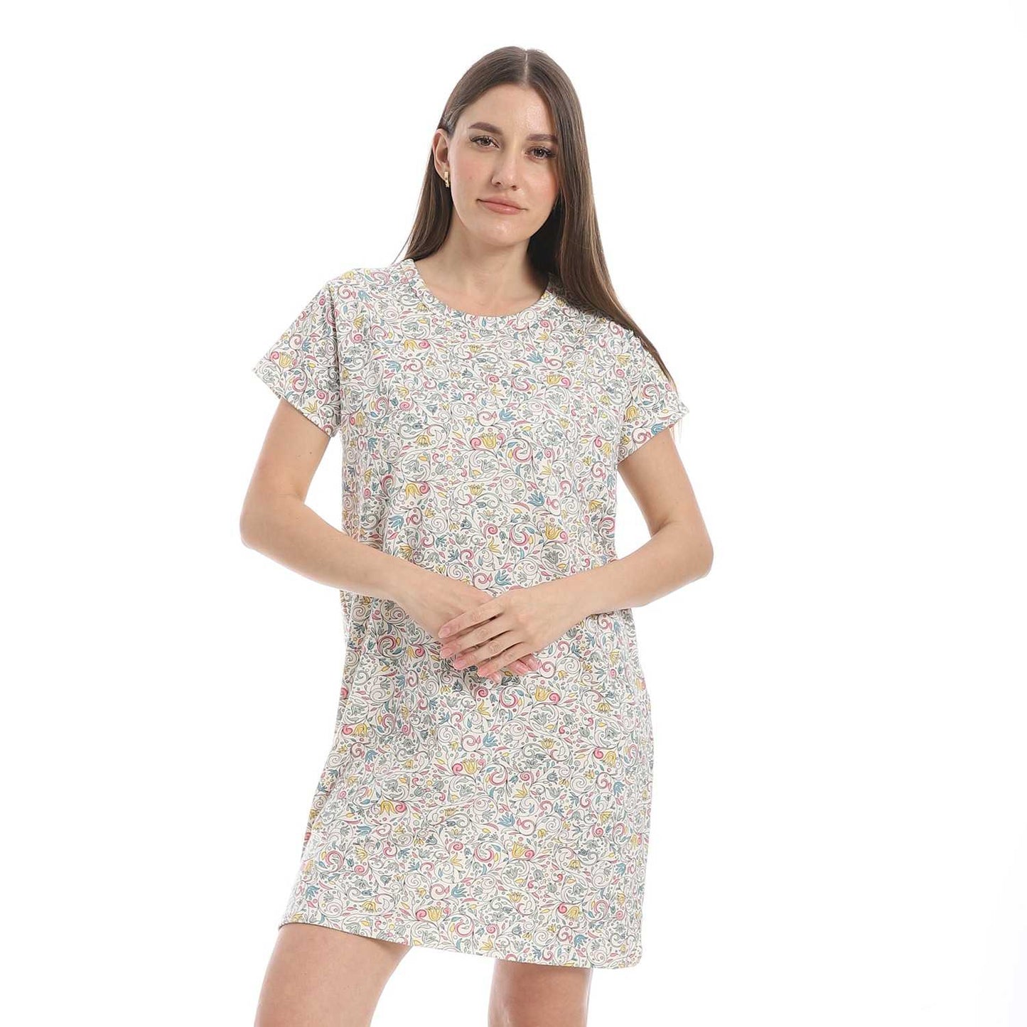 Women's Printed Sleeping Dress