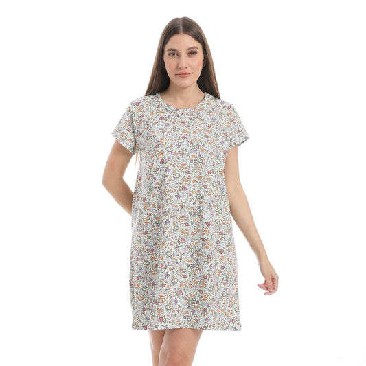 Women's Printed Sleeping Dress