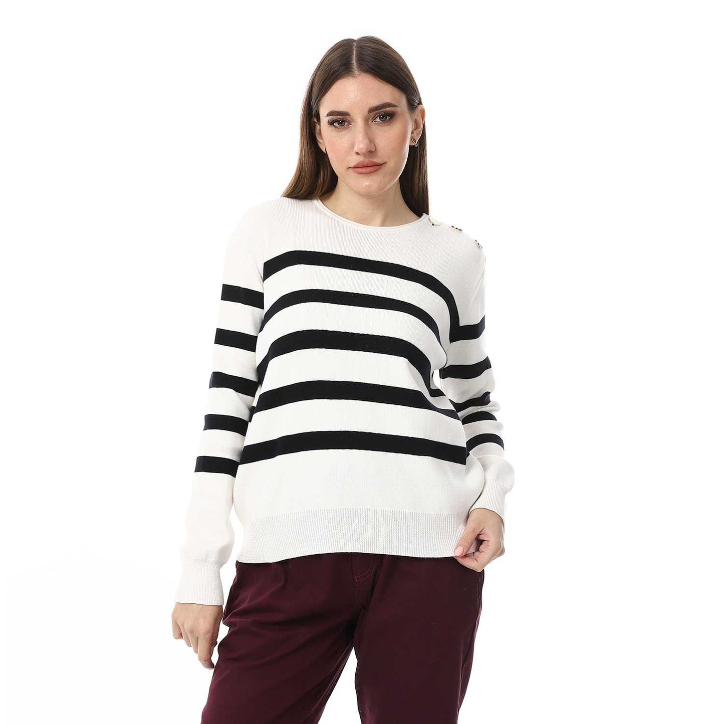 Women Wool Knit Pullover