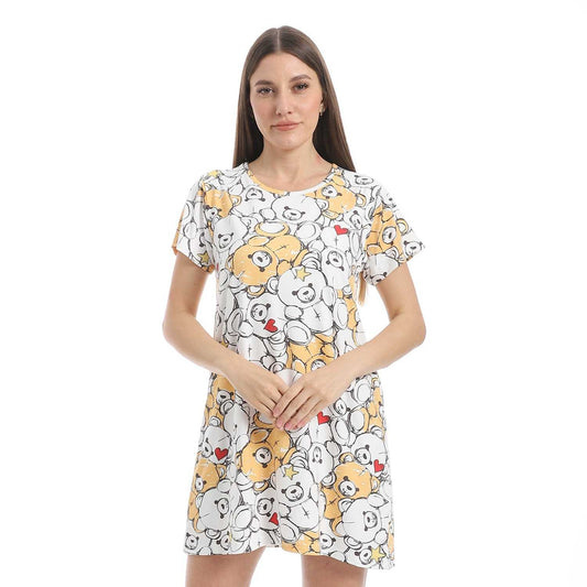 Women's Printed Sleeping Dress
