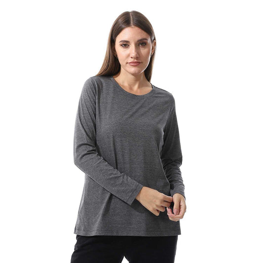 Women's Cotton Long Sleeve Basic T-Shirt