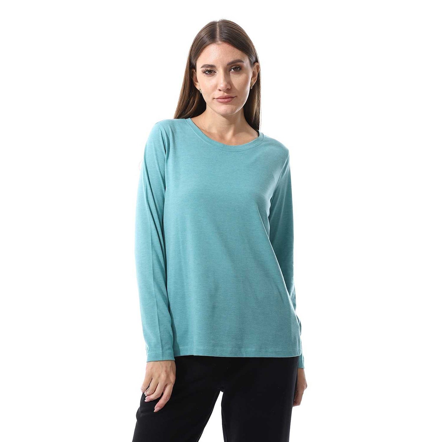 Women's Cotton Long Sleeve Basic T-Shirt