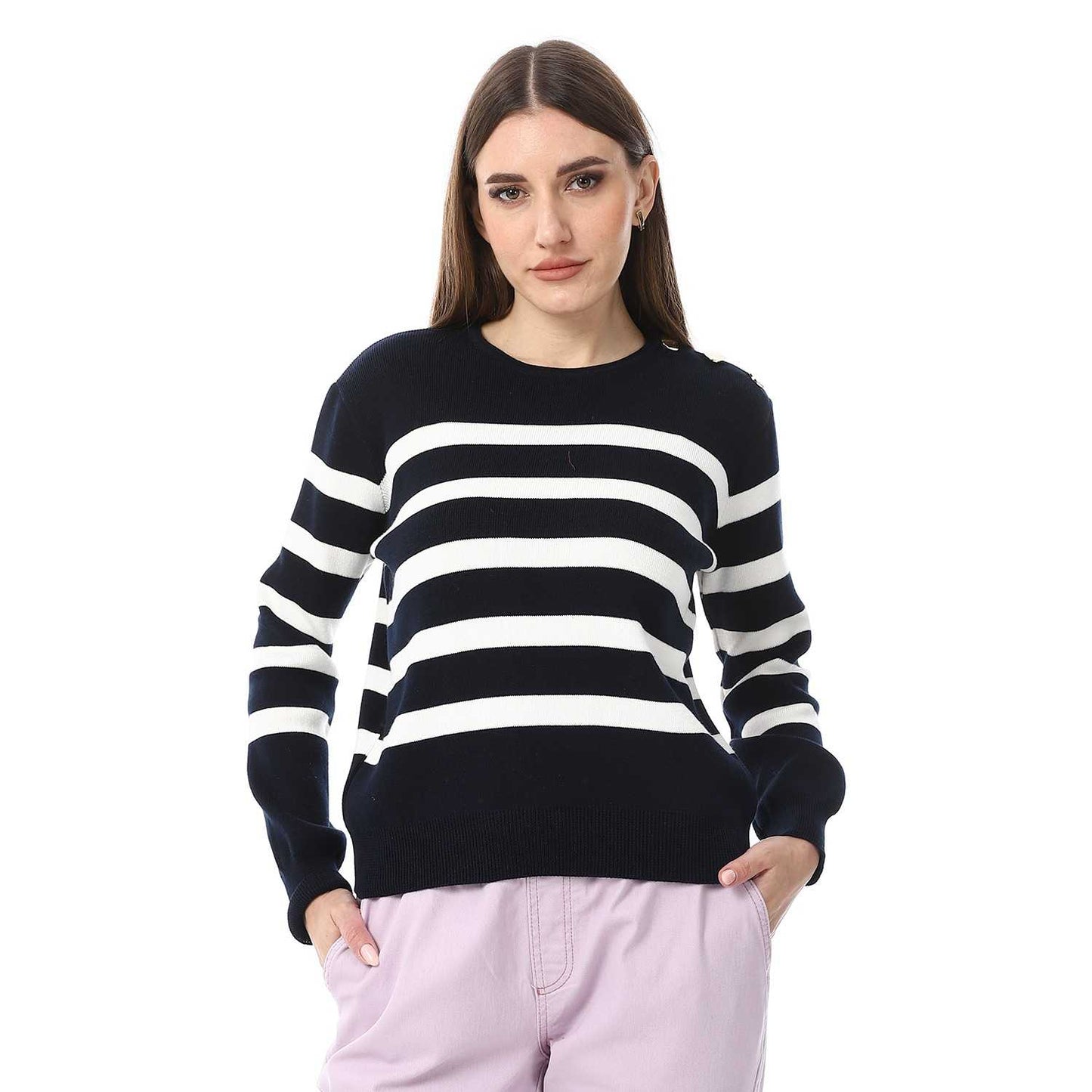 Women Wool Knit Pullover