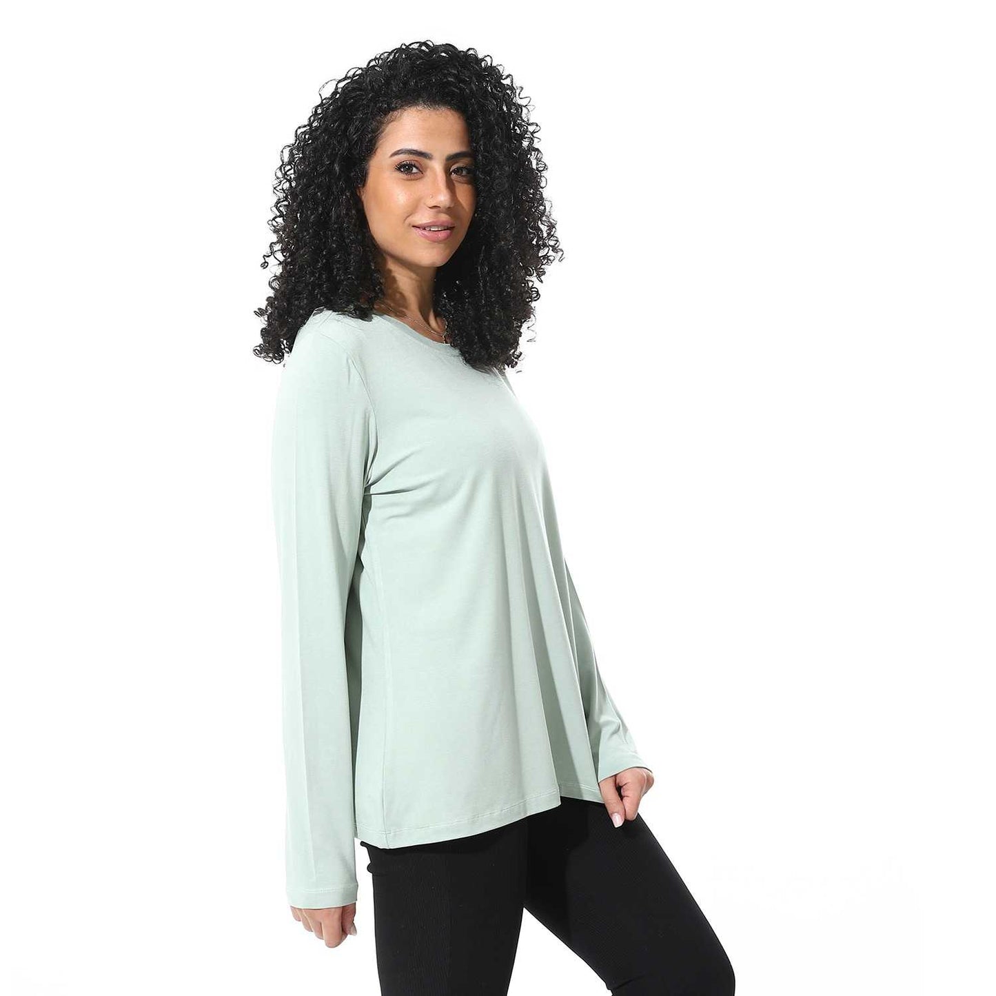 Women's Cotton Long Sleeve Basic T-Shirt
