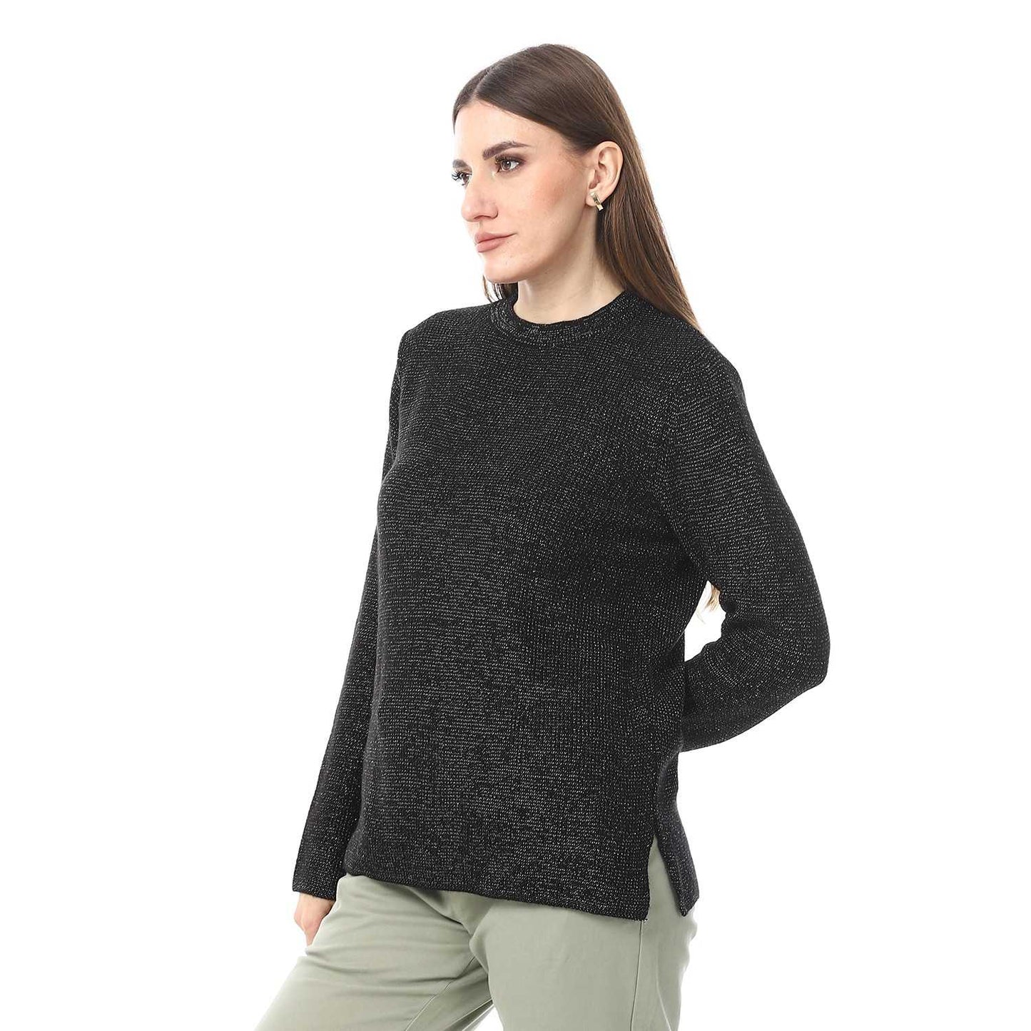Women Wool Knit Pullover