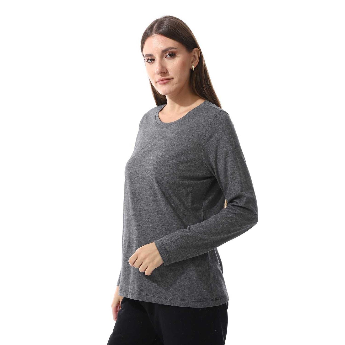 Women's Cotton Long Sleeve Basic T-Shirt