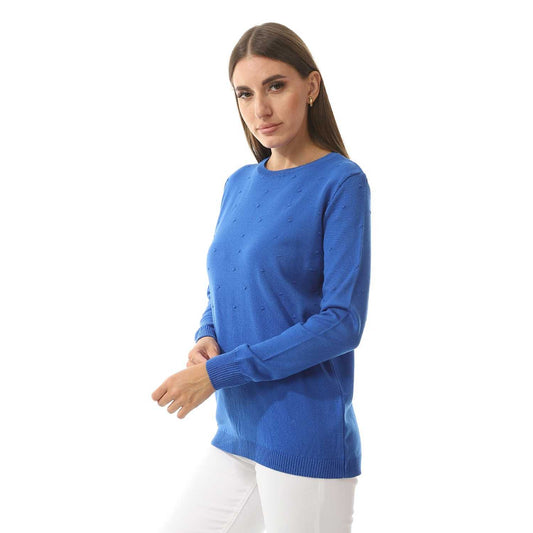 Women's Crew Neck Knited Pullover