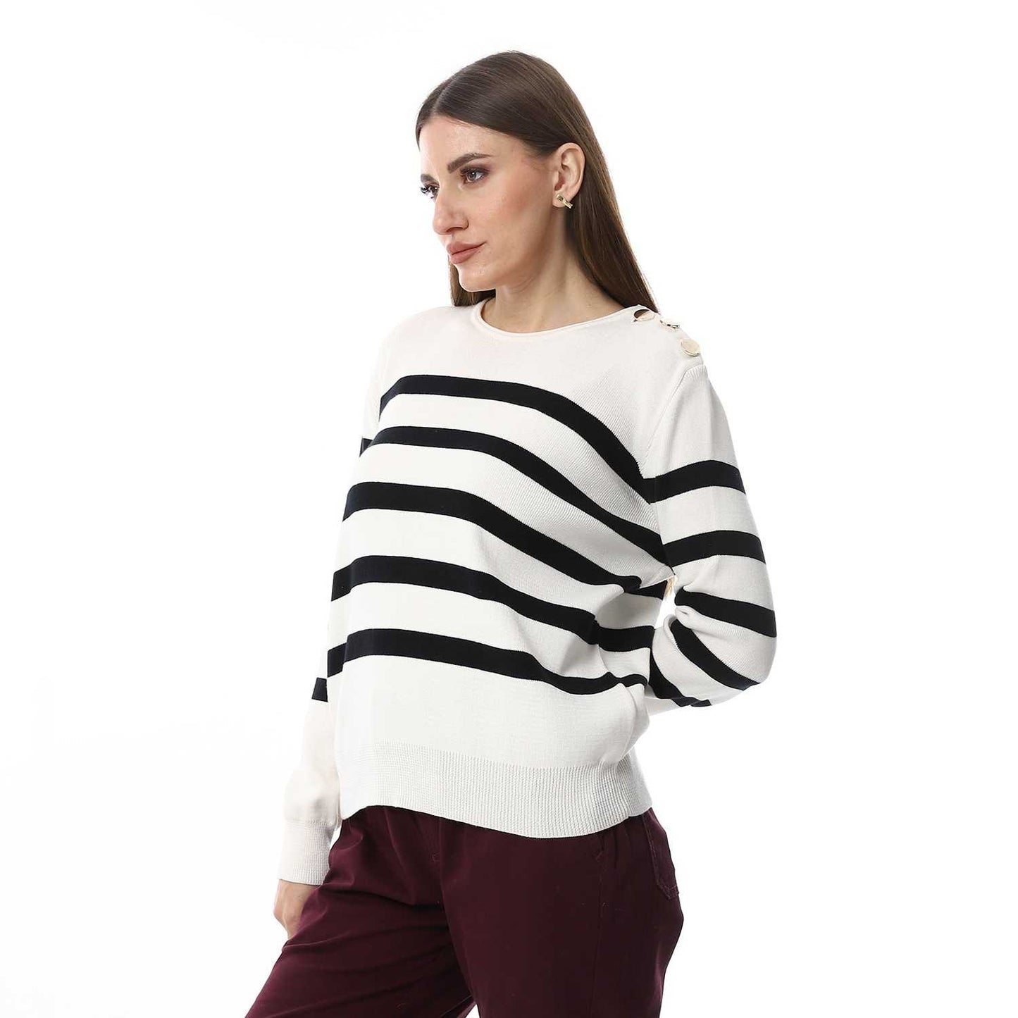 Women Wool Knit Pullover