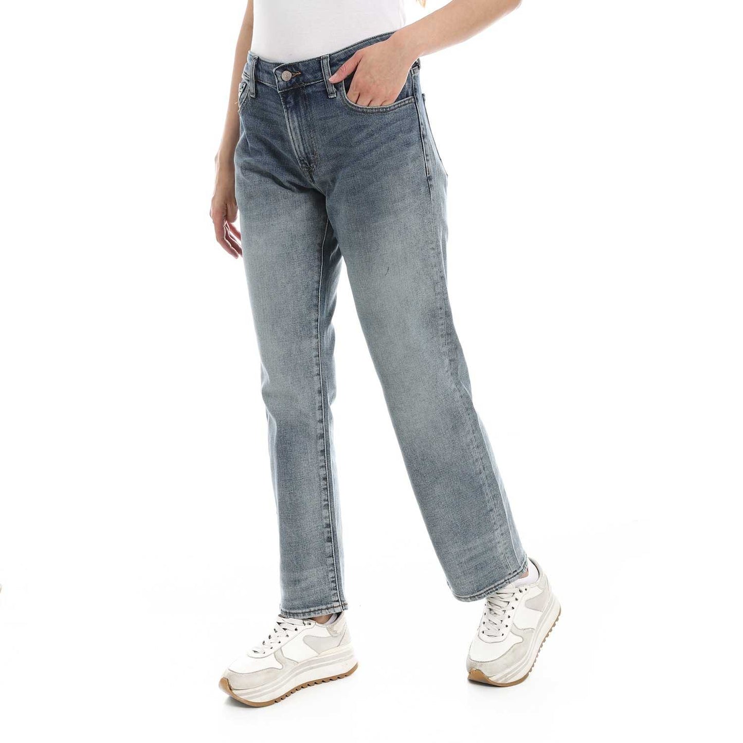 Women's Wide Leg Ankle Jeans