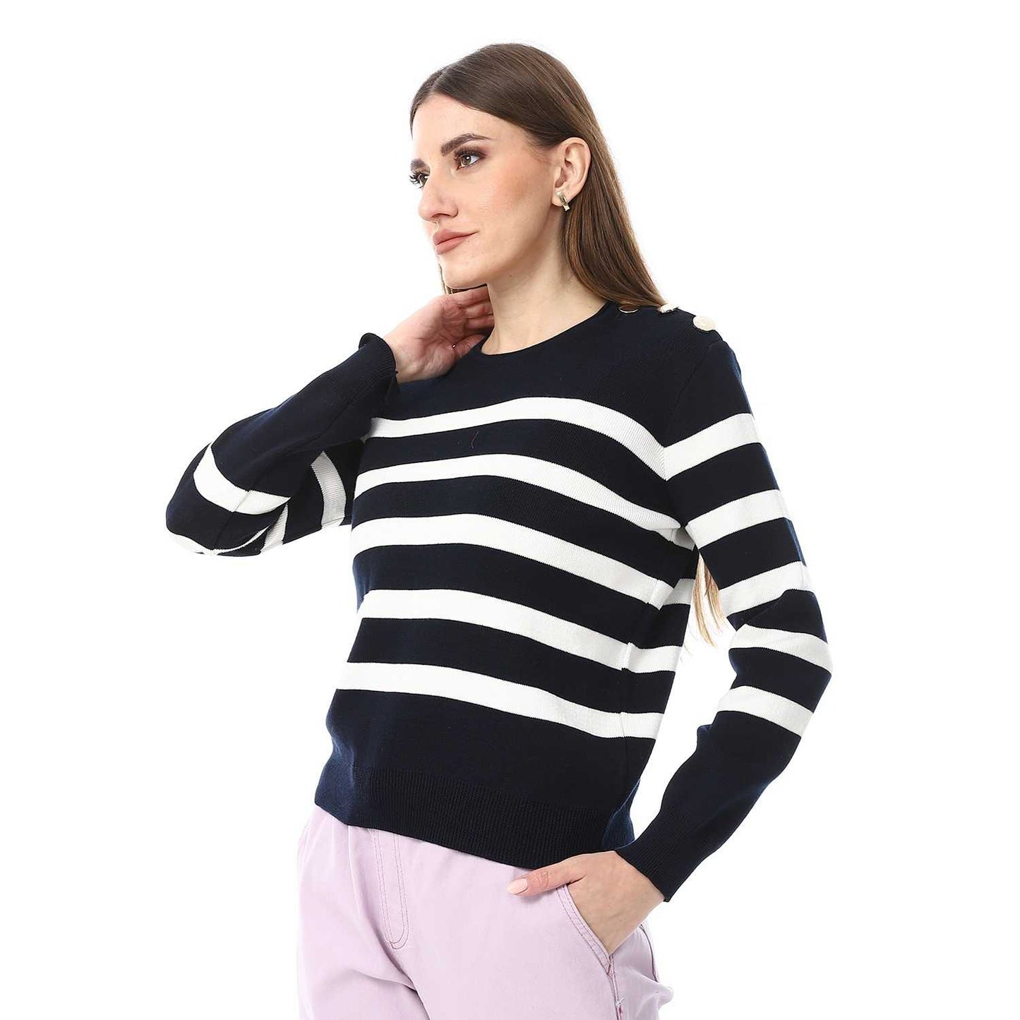 Women Wool Knit Pullover