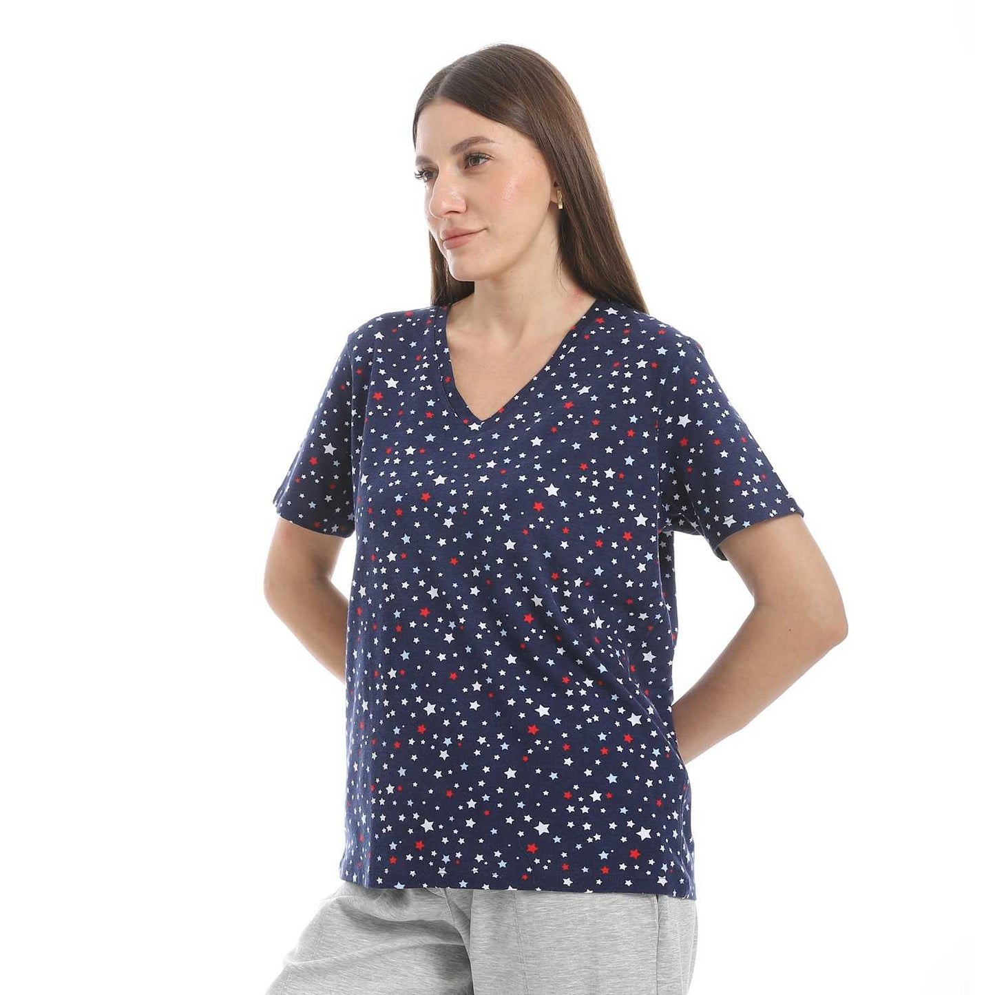 Women's Regular Fit Cotton Printed T-Shirt