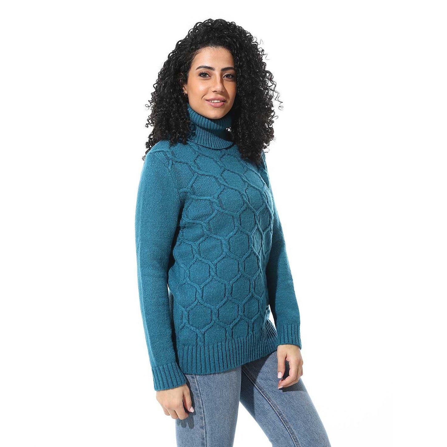 Women's Knited Turtle Neck Pullover