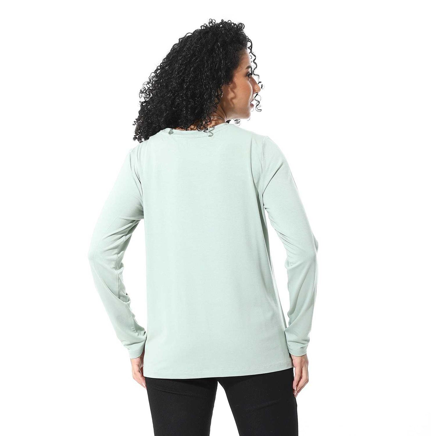 Women's Cotton Long Sleeve Basic T-Shirt
