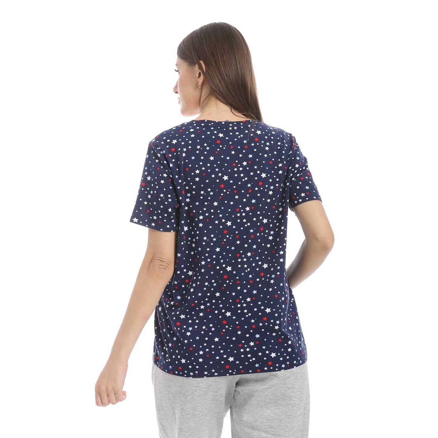 Women's Regular Fit Cotton Printed T-Shirt