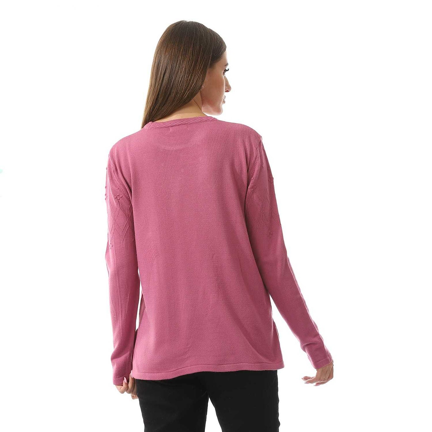 Women's Knited Crew Neck Pullover