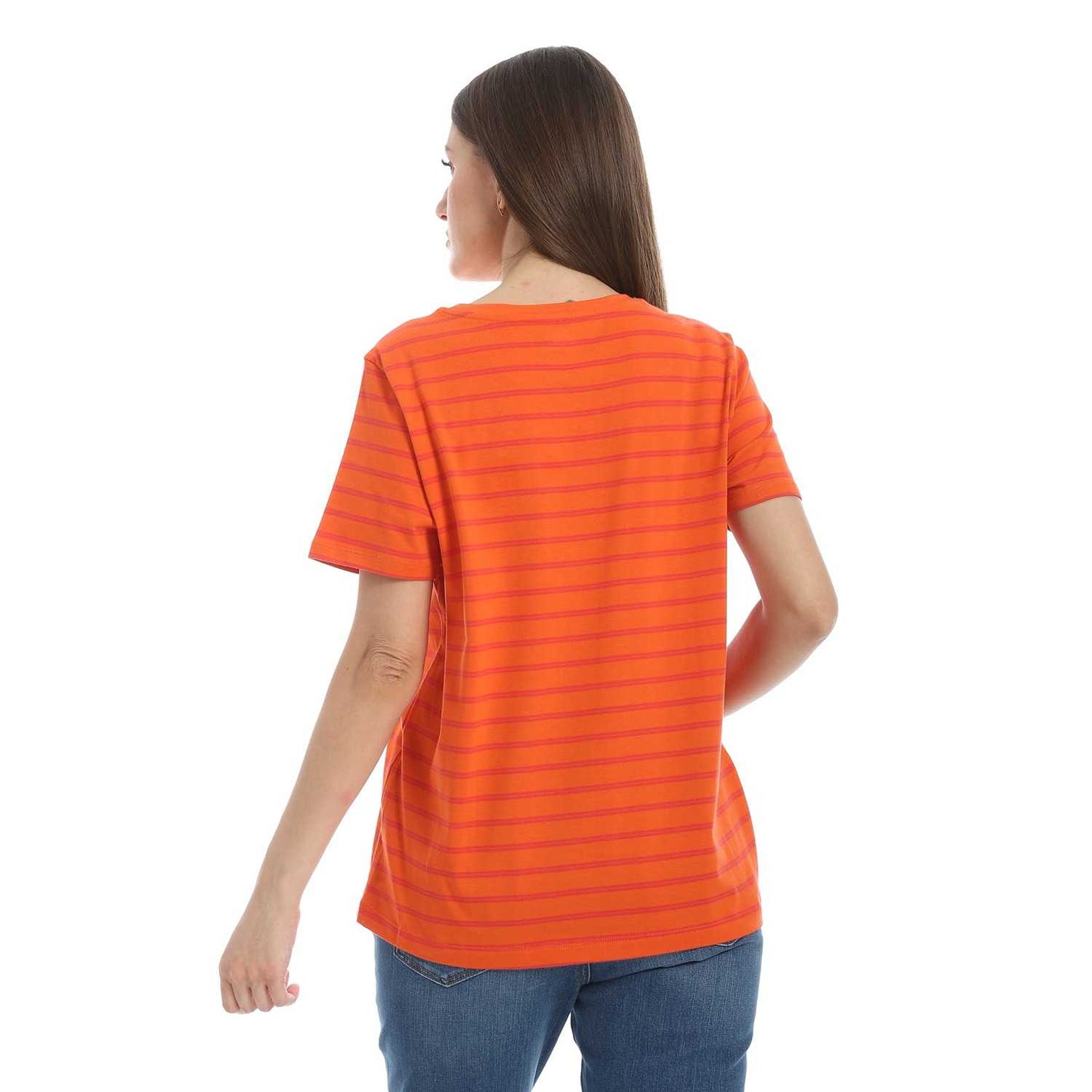 Women's Cotton Striped T-Shirt