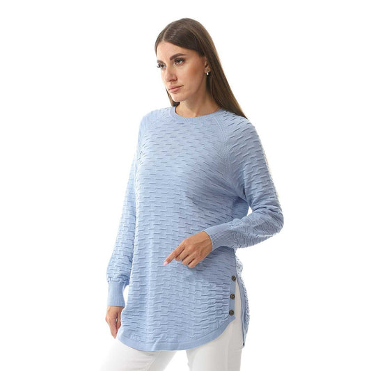 Women's Crew Neck Knited Pullover