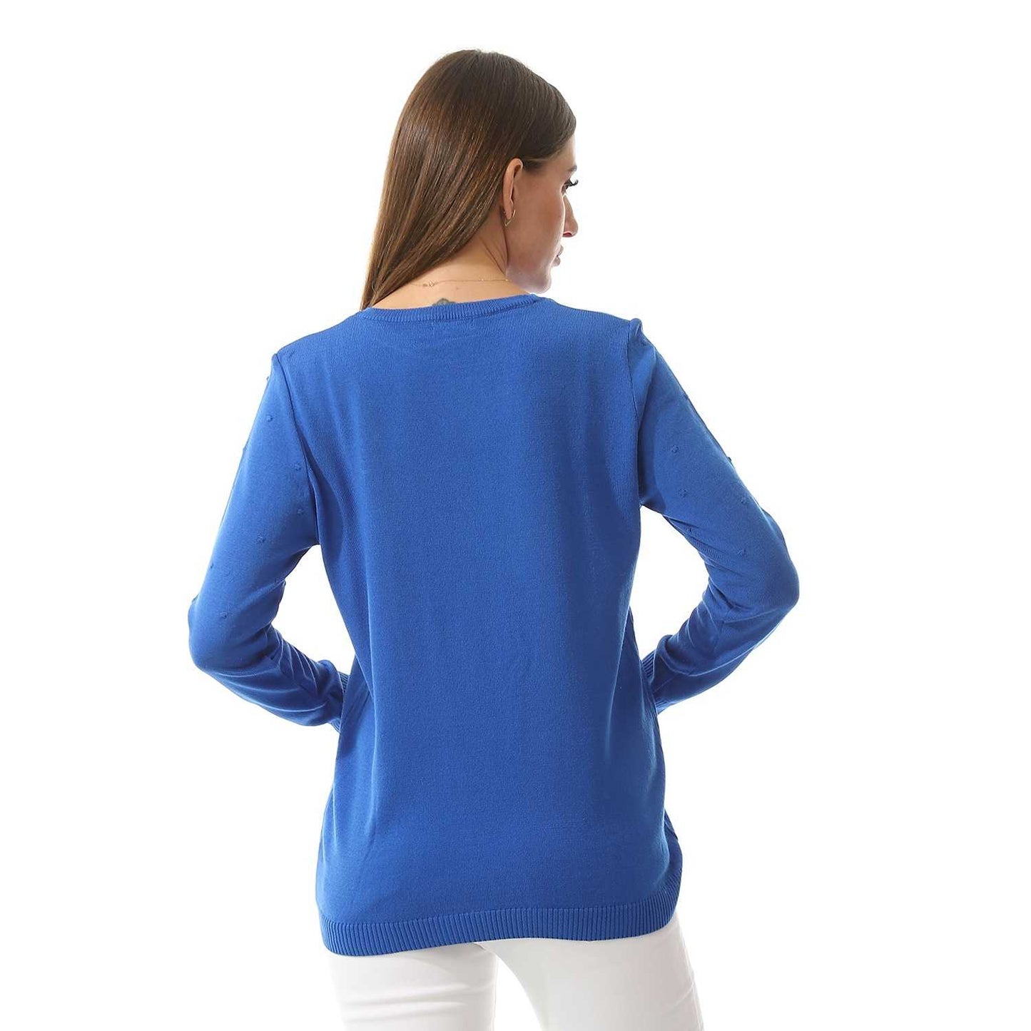 Women's Crew Neck Knited Pullover