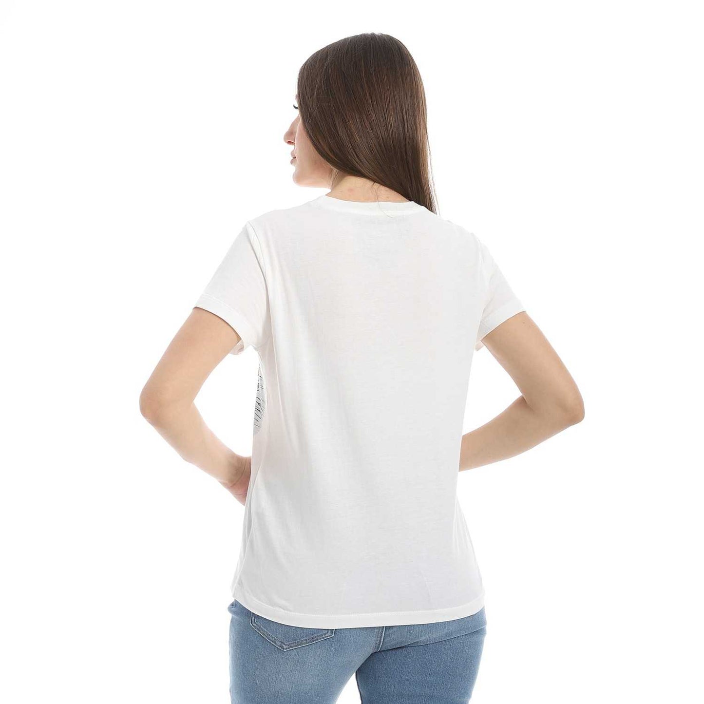 Women's Cotton Printed T-Shirt