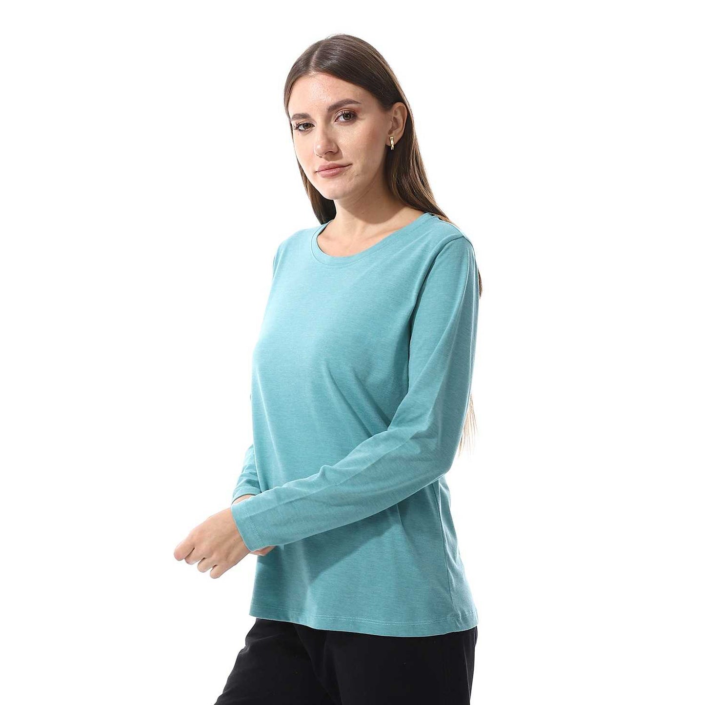 Women's Cotton Long Sleeve Basic T-Shirt