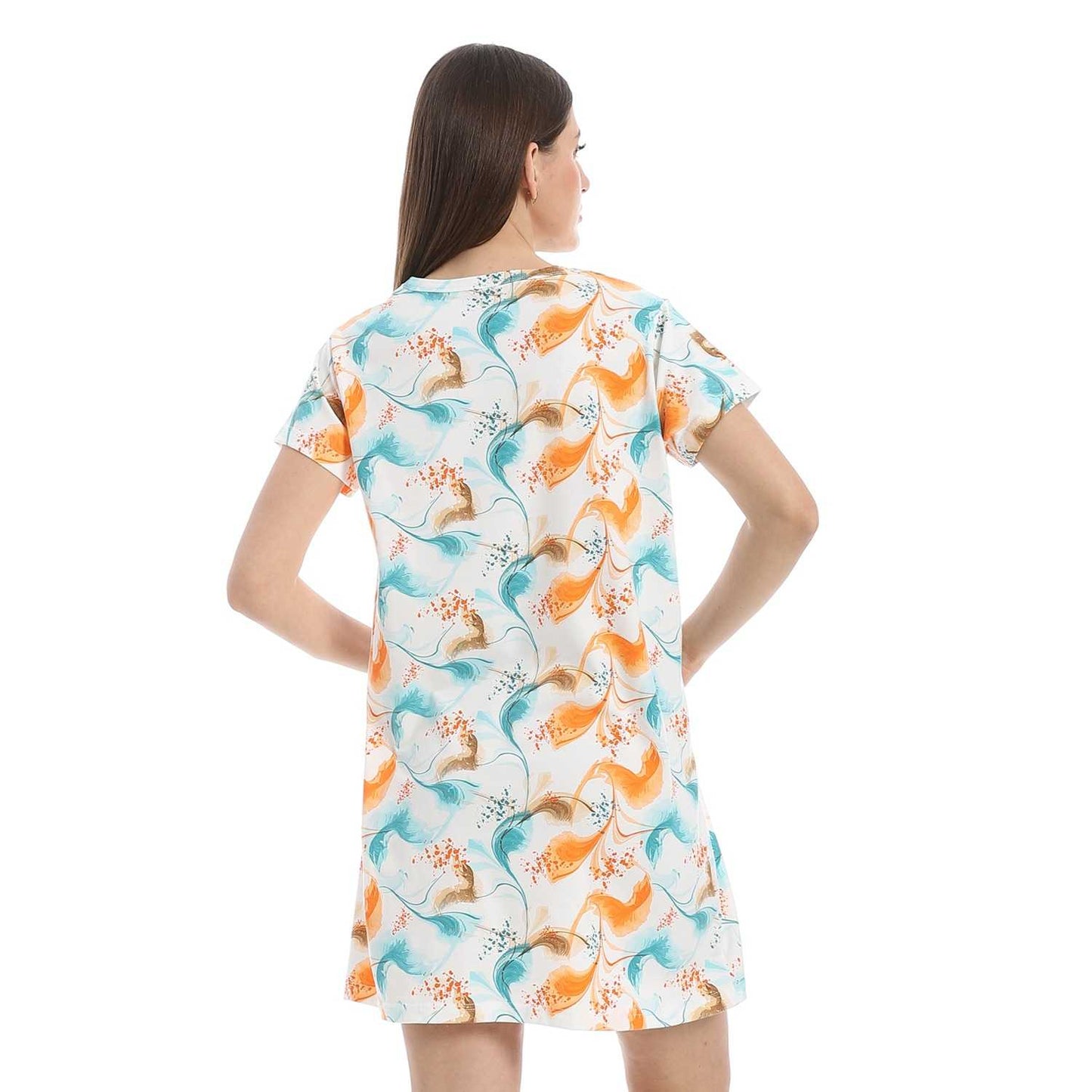 Women's Printed Sleeping Dress