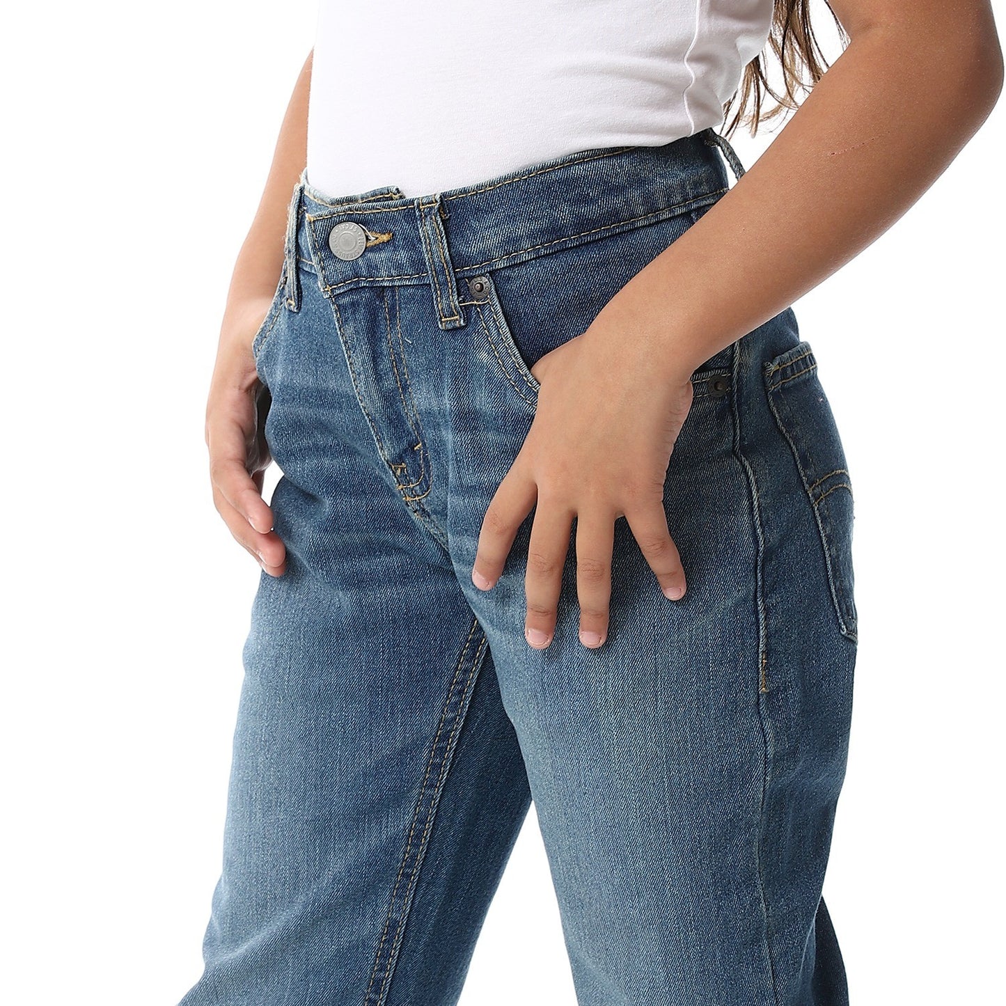 Girls Straight Leg Jeans