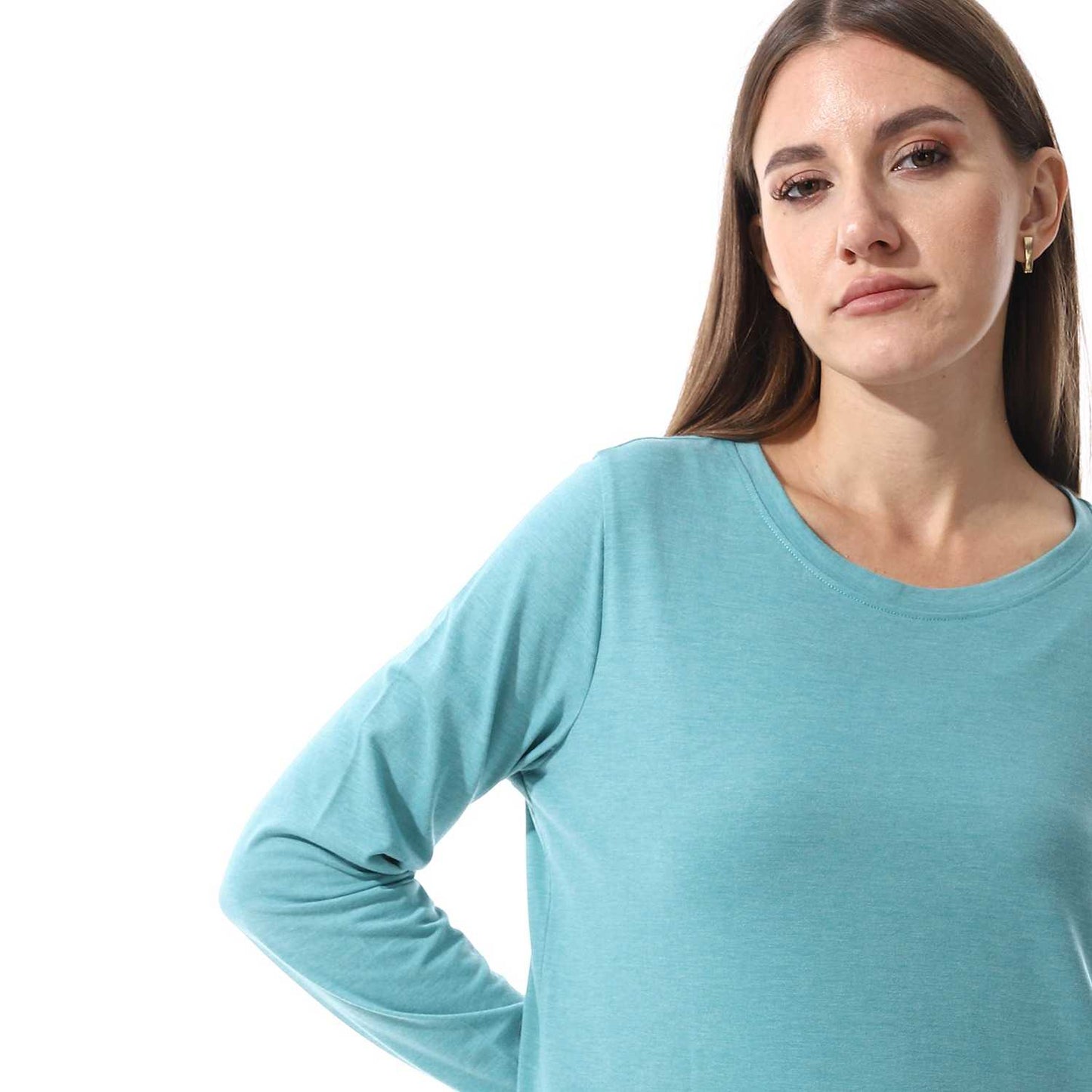 Women's Cotton Long Sleeve Basic T-Shirt