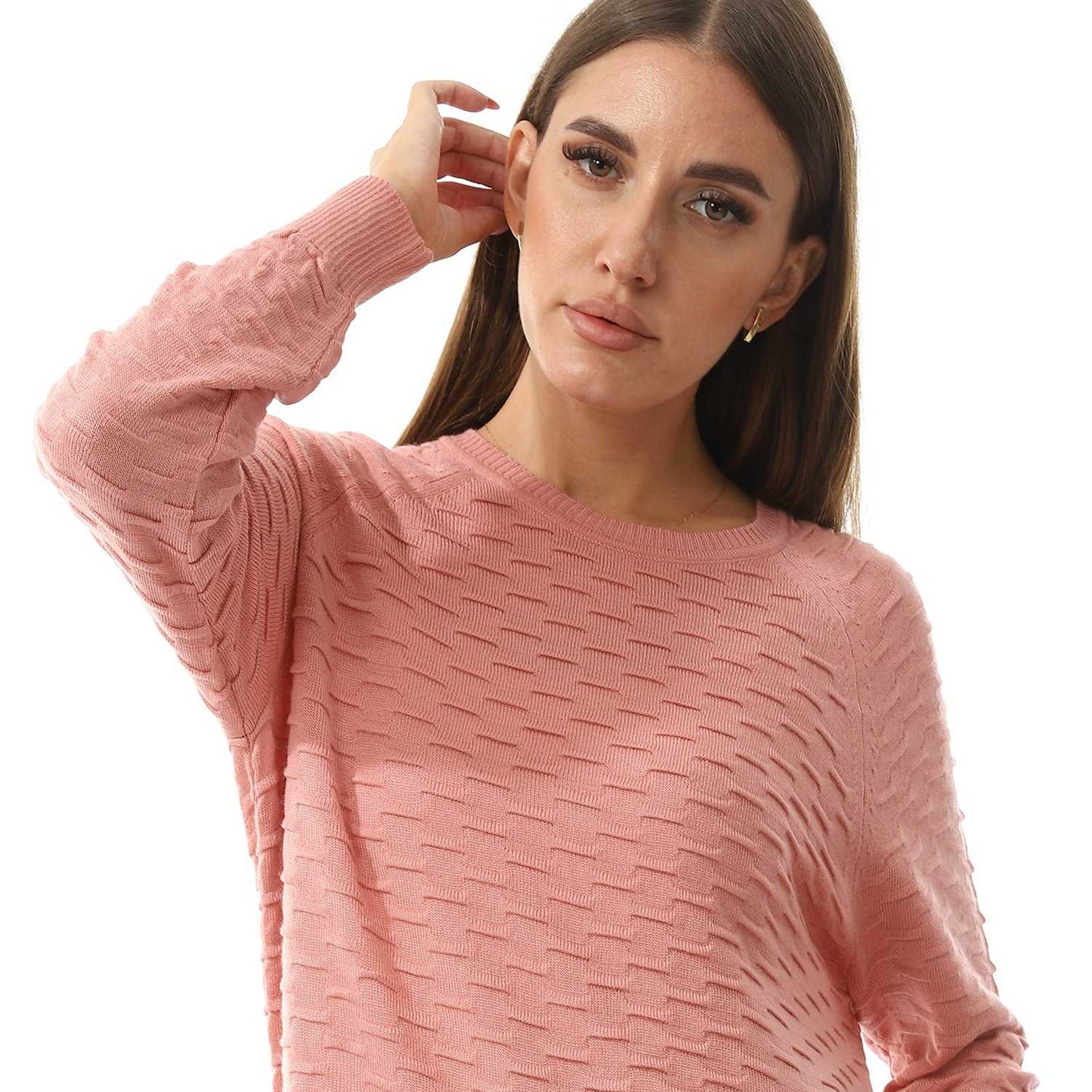 Women's Crew Neck Knited Pullover