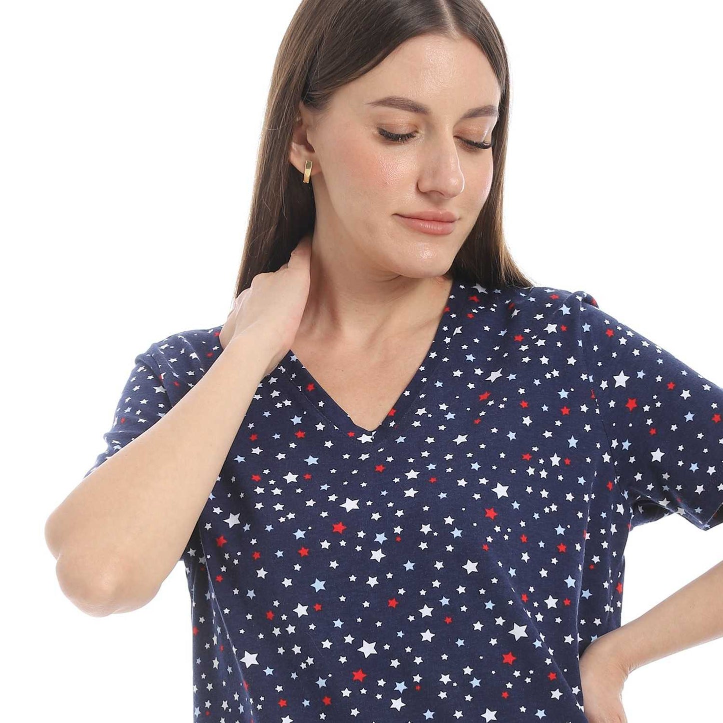 Women's Regular Fit Cotton Printed T-Shirt