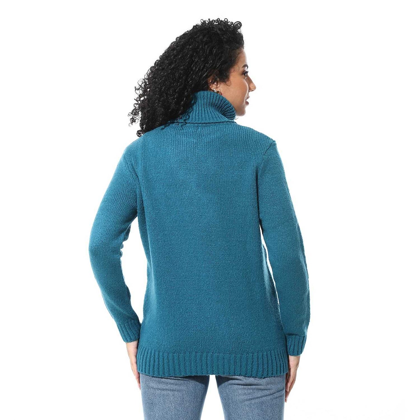 Women's Knited Turtle Neck Pullover
