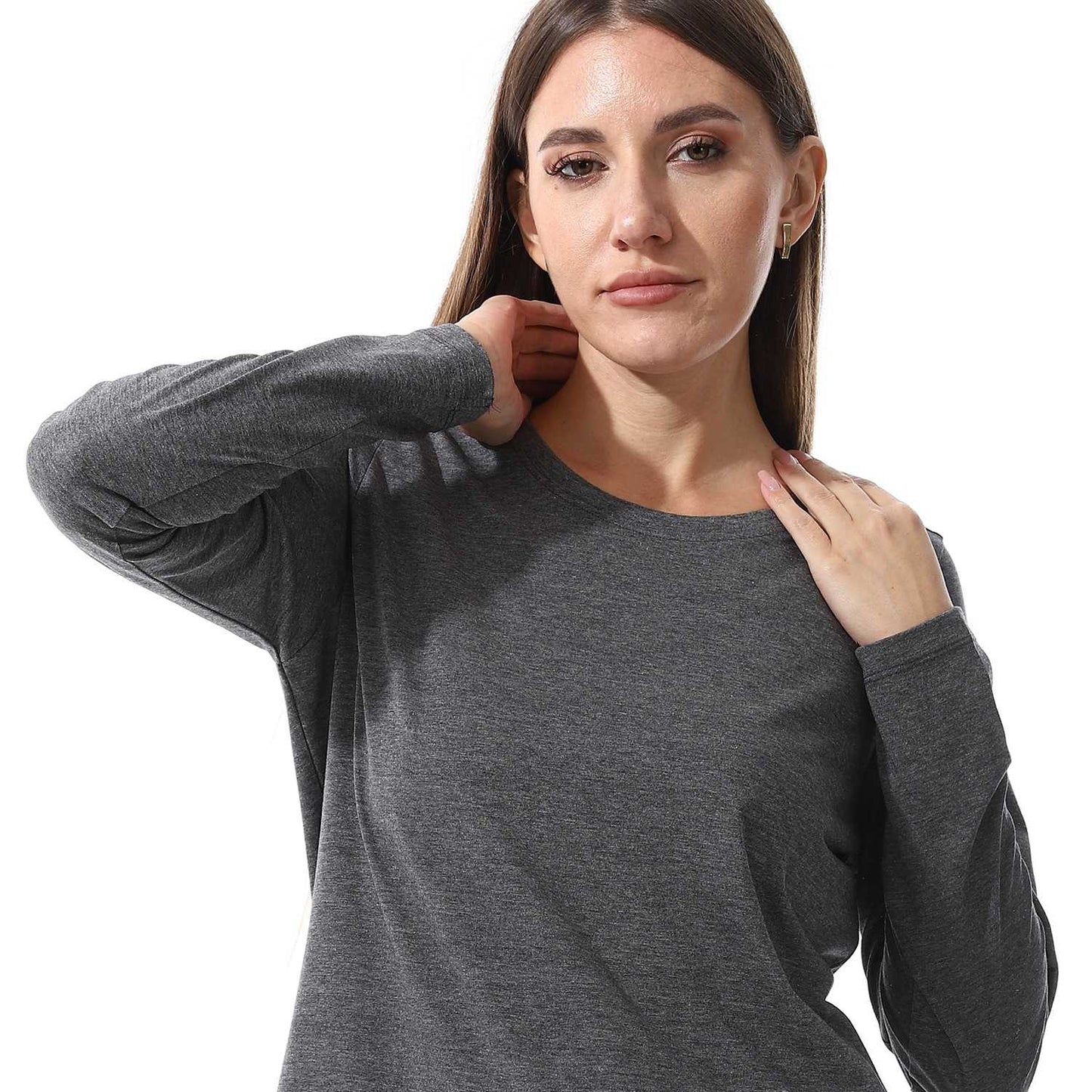 Women's Cotton Long Sleeve Basic T-Shirt