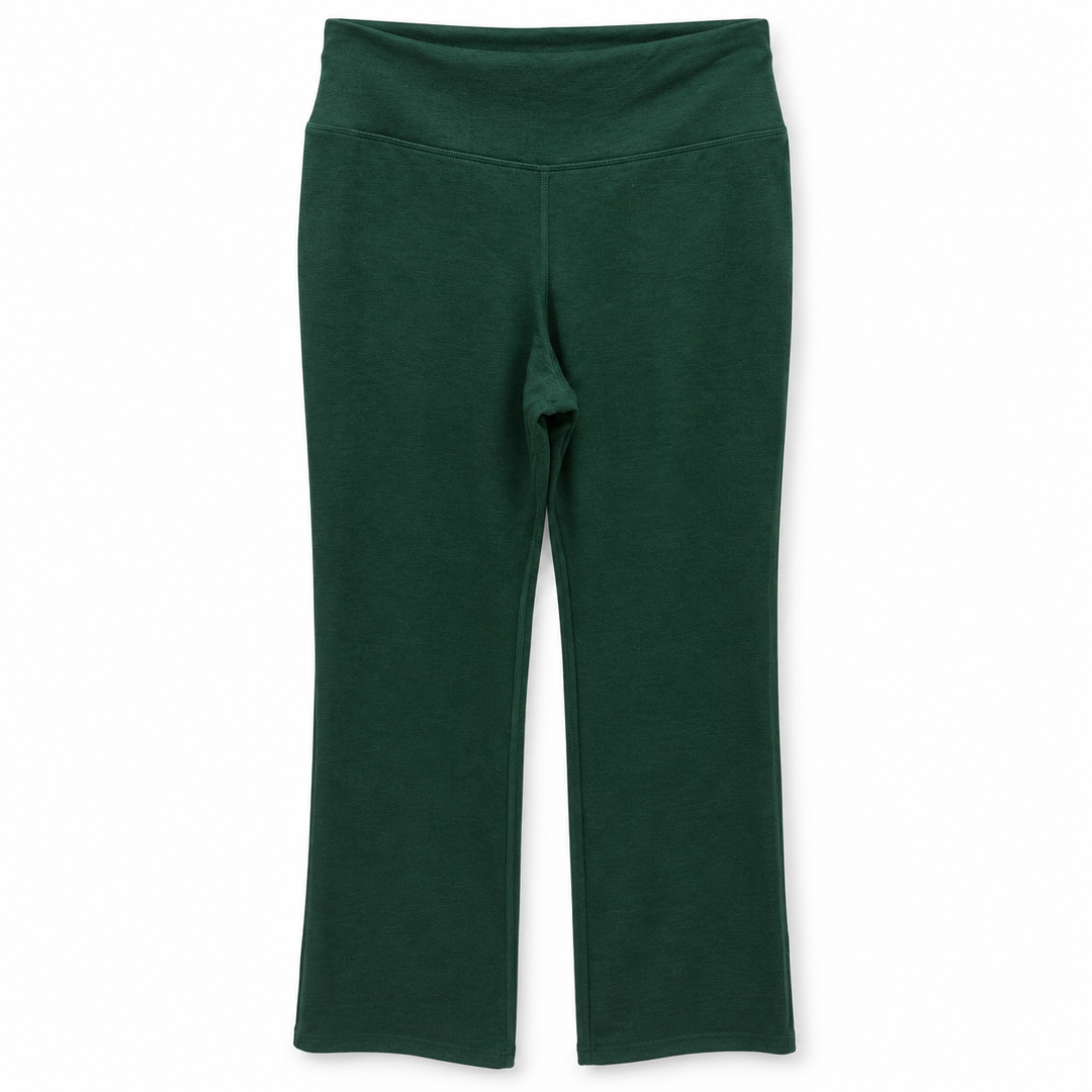 Women's Wide Leg Pants in Darkgreen — flat view, style 26842104