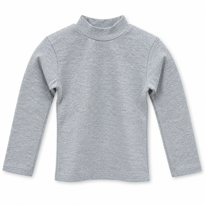 Boys' Plain Half Neck Top in Colors — flat view, style 26852302